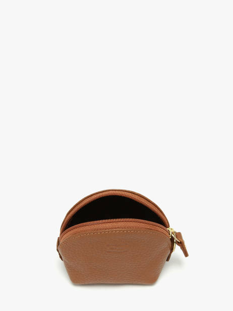 Leather Caviar Coin Purse Crinkles Brown caviar 14026 other view 1