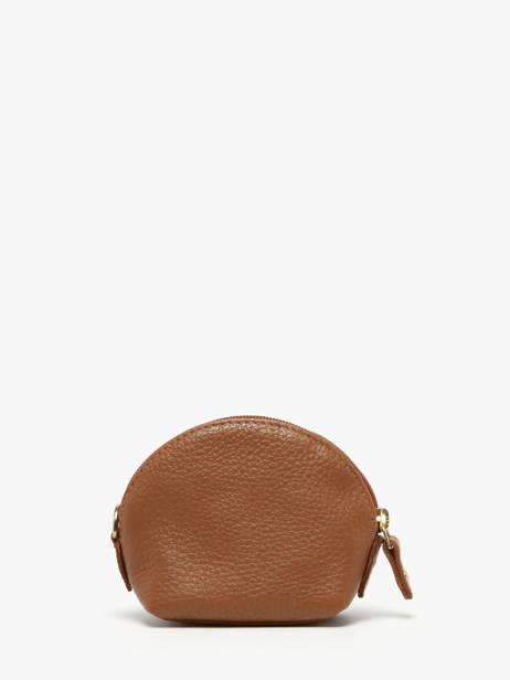 Leather Caviar Coin Purse Crinkles Brown caviar 14026 other view 2