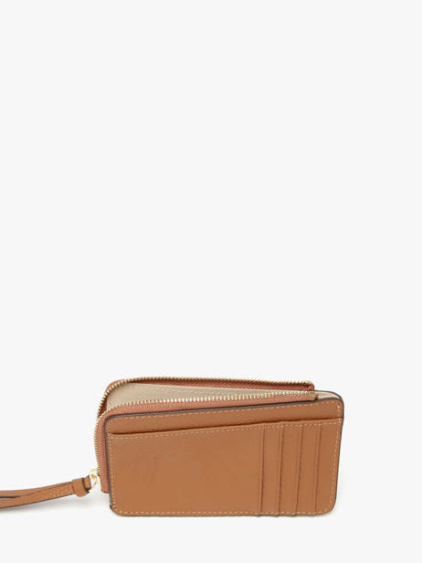 Card Holder Leather Crinkles Brown caviar 14318 other view 1