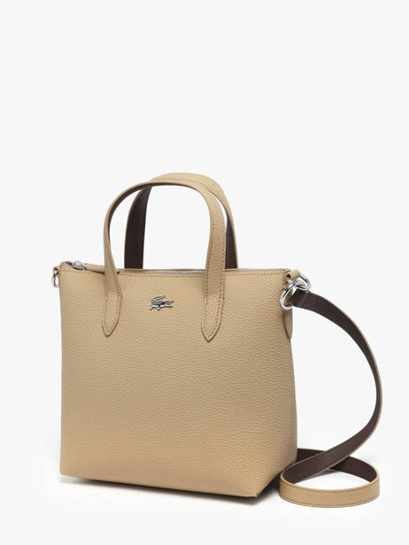 Satchel Anna Lacoste Beige anna NF5126AA other view 1
