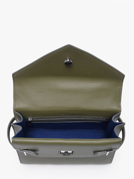 Medium Grained Leather Emilie Shoulder Bag Le tanneur Green emily TEMI1014 other view 2