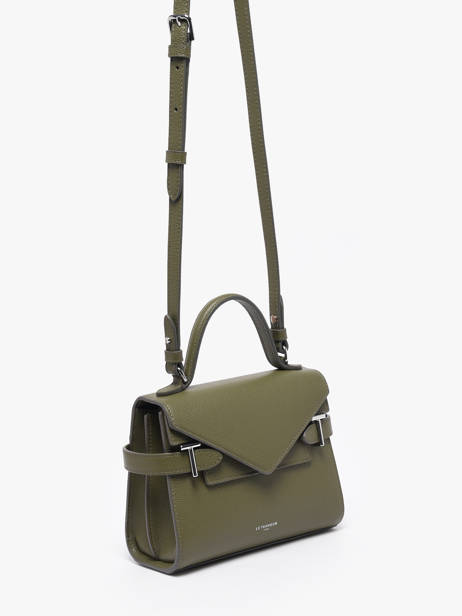 Small Grained Leather Emilie Crossbody Bag Le tanneur Green emily TEMI1006 other view 1