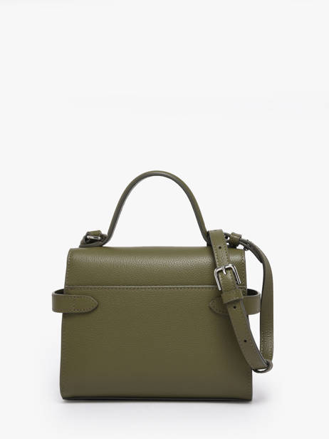 Small Grained Leather Emilie Crossbody Bag Le tanneur Green emily TEMI1006 other view 3