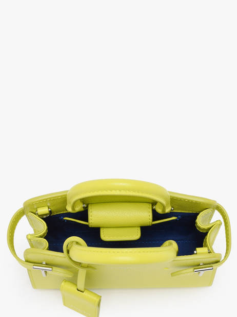 Crossbody Bag Emily Leather Le tanneur Yellow emily TEMI1630 other view 2