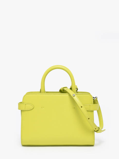 Crossbody Bag Emily Leather Le tanneur Yellow emily TEMI1630 other view 3