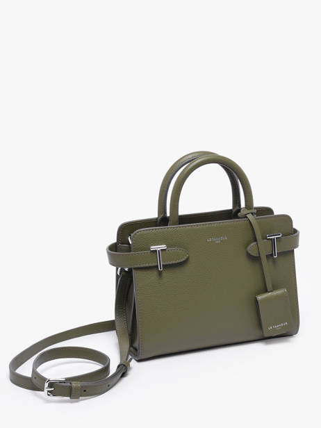 Small Leather Emilie Handbag Le tanneur Green emily PB328670 other view 1