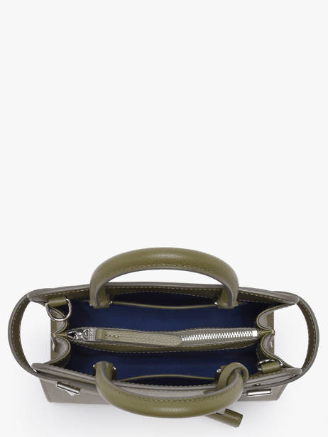 Small Leather Emilie Handbag Le tanneur Green emily PB328670 other view 2