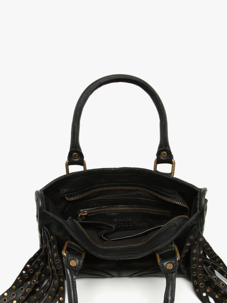 Shoulder Bag Dakota Eyelet Leather Basilic pepper Black dakota eyelet BDAE72 other view 2