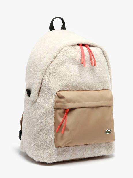 Backpack Lacoste Beige neo croc NU5095NZ other view 1