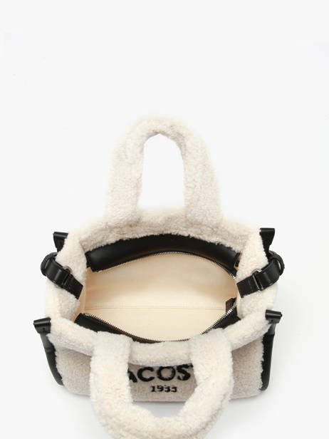 Satchel Heritage Lacoste Beige heritage NF5116HX other view 3