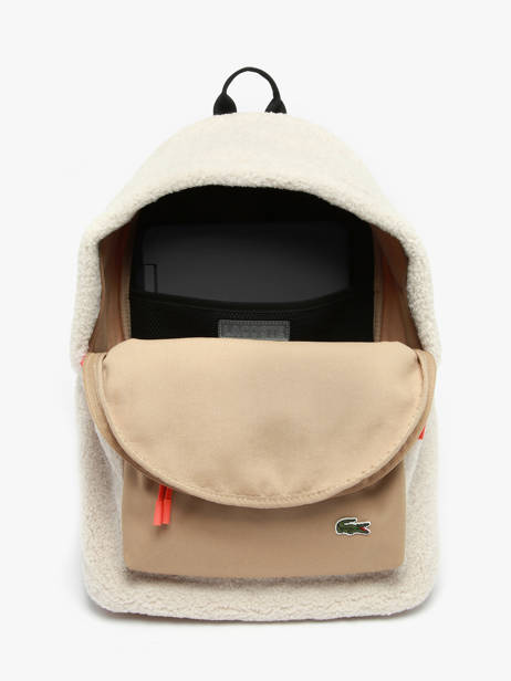 Backpack Lacoste Beige neo croc NU5095NZ other view 3