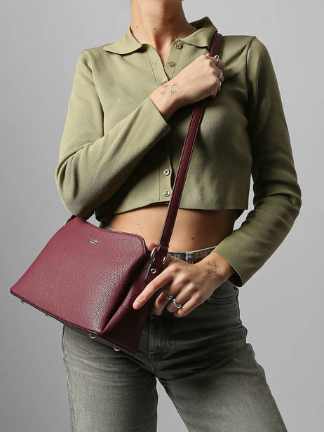 Shoulder Bag Grained Miniprix Violet grained F2516 other view 1