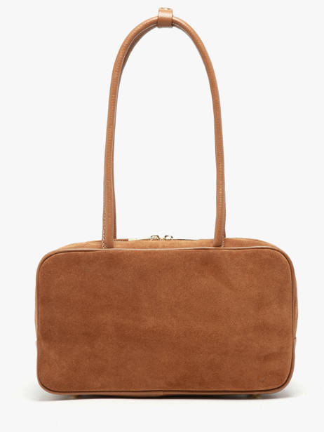 Shoulder Bag Velvet Caviar Leather Milano Brown velvet caviar VC25093 other view 4