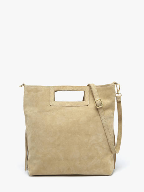 Shoulder Bag Velvet Milano Beige velvet VE25091 other view 3