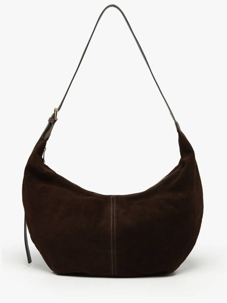 Shoulder Bag Velvet Caviar Milano Brown velvet caviar VC25091