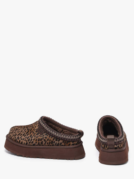 Platform Slippers In Leather Ugg Brown women 1178430 other view 2