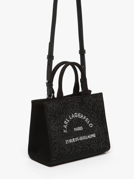 Mini Tote Rue St Guillaume Strass Karl lagerfeld Black rsg A4W50014 other view 1