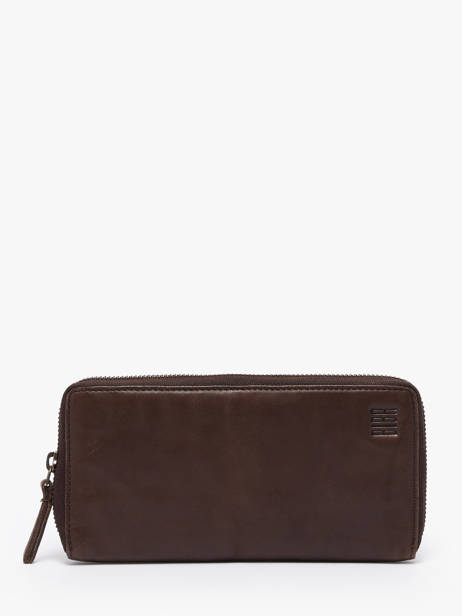Wallet Leather Biba Brown heritage BT10