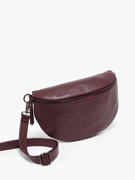 Leather Caviar Belt Bag Milano Red caviar CA21123 other view 1