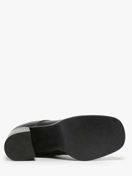 Bottines à Talon En Cuir Mjus Noir women P96212 vue secondaire 5