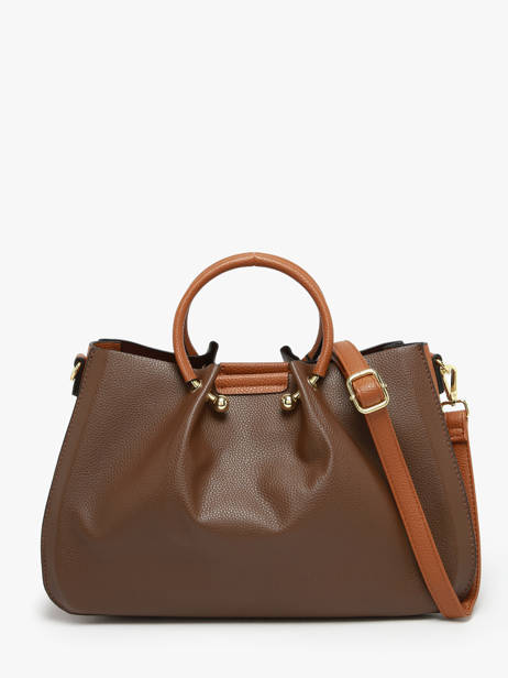 Shopping Bag Gretel Ted lapidus Brown gretel TLAU8924 other view 3