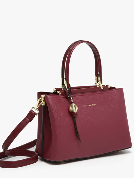 Small Azalie Satchel Ted lapidus Violet azalie TLHF9583 other view 1