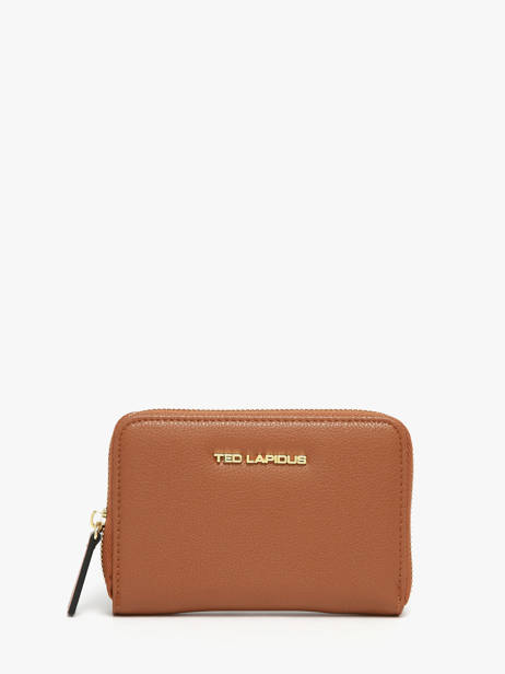 Coin Purse Ted lapidus Brown jara TLMQ1503