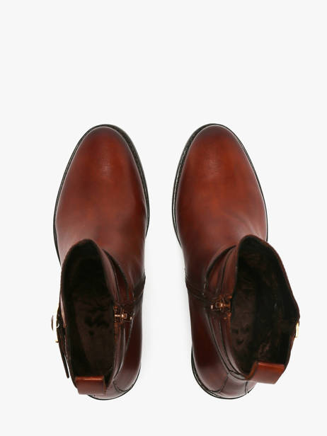 Heeled Boots In Leather Tt. bagatt Brown women 41006300 other view 3