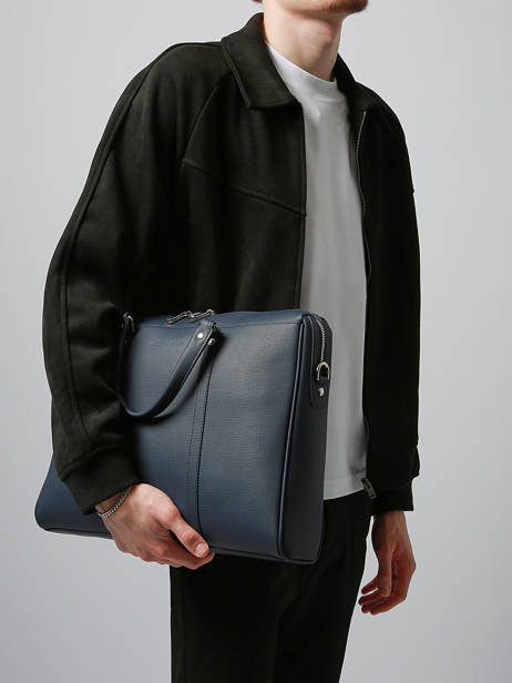 Ccrossbody Business Bag Arthur & aston Blue nelson 2 other view 1