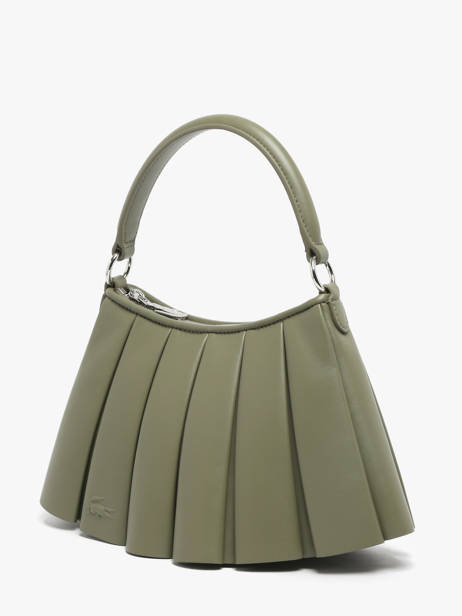 Shoulder Bag Lenglen Leather Lacoste Green lenglen NU5011DP other view 2