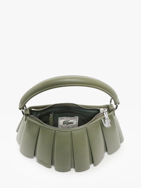 Shoulder Bag Lenglen Leather Lacoste Green lenglen NU5011DP other view 3