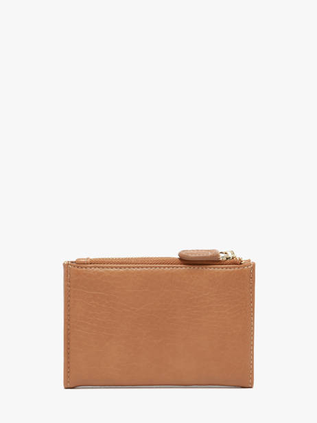 Portefeuille Lulu castagnette Marron zip CAPOR036 vue secondaire 2