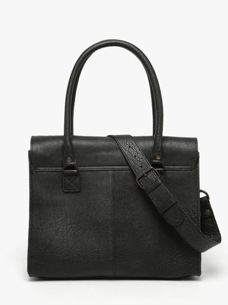 Sac Lerive Gauche M  Cuir Paul marius Noir vintage M vue secondaire 4