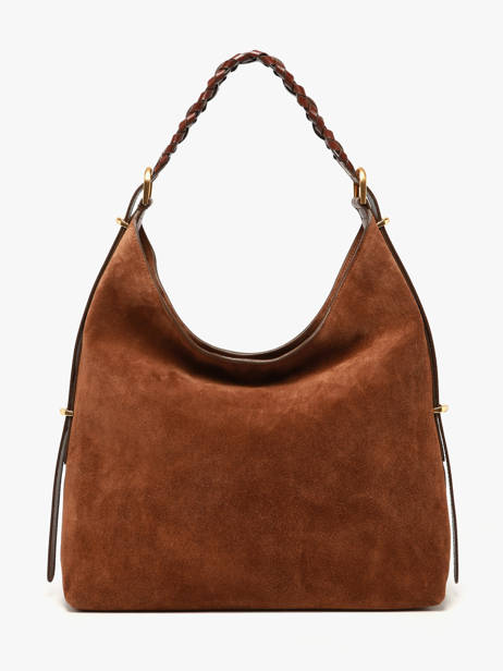 Large Suede Jess Hobo Bag Vanessa bruno Brown jess 29V40917 other view 4