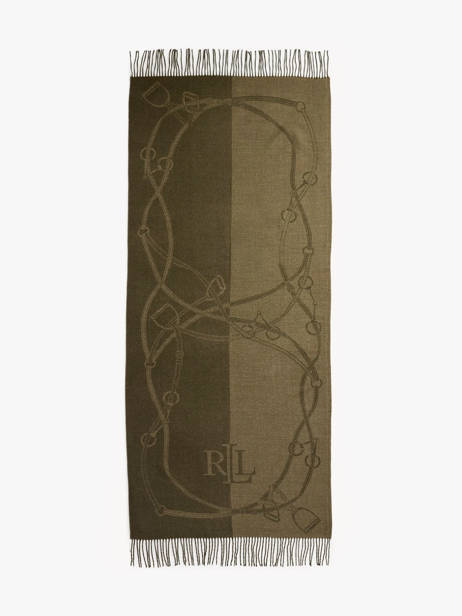 Scarf Lauren ralph lauren Green textile 54P04480 other view 2