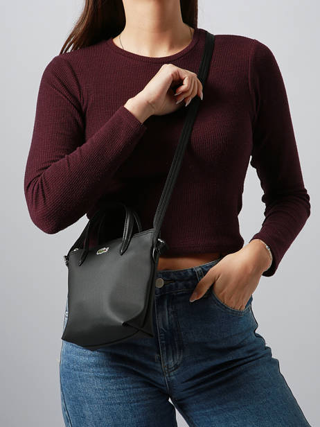 Shoulder Bag L.12.12 Concept Lacoste Black l.12.12 concept NF2609PK other view 1