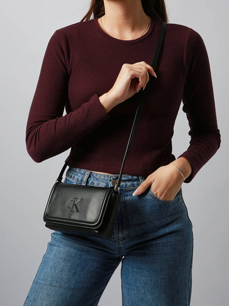 Shoulder Bag Bold Monogram Calvin klein jeans Black bold monogram 4F1027G other view 1