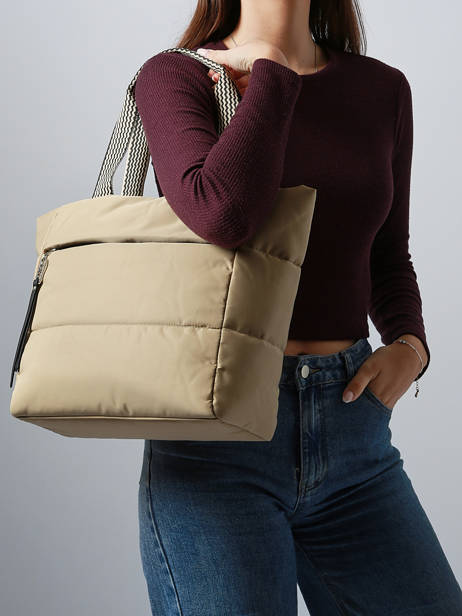 Sac Porté épaule Cumulus Nylon Recyclé Aube Beige cumulus 101CS03 vue secondaire 1