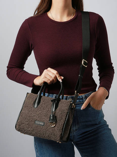 Satchel Sherpa David jones Black sherpa CM7667 other view 1