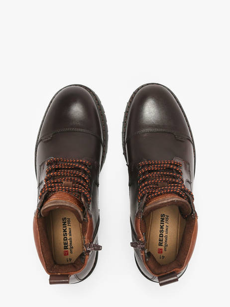 Boots Tuto In Leather Redskins Brown men TUTO other view 3