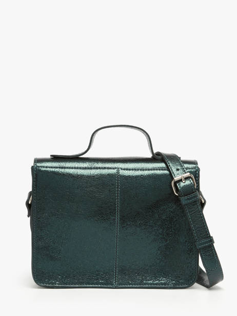 Leather Melle George Minuit Crossbody Bag Paul marius Green minuit GEORGMIN other view 3