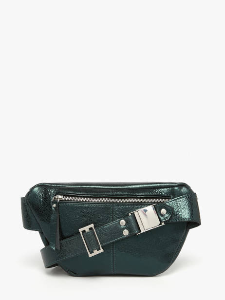 Leather La Banane Minuit Belt Bag Paul marius Green minuit BANANMIN other view 3