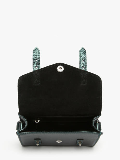 Leather Mini Indispensable Minuit Crossbody Bag Paul marius Green minuit MINIMIN other view 2