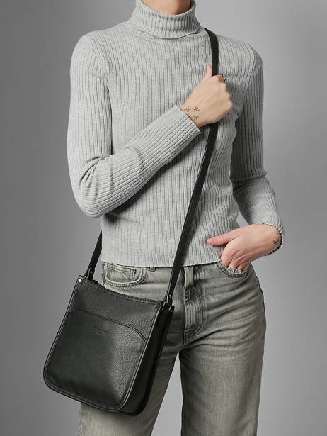 Sac Bandoulière Confort Cuir Hexagona Noir confort 466120 vue secondaire 1