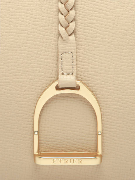 Crossbody Bag Torsade Leather Etrier Beige torsade ETOS0142 other view 5