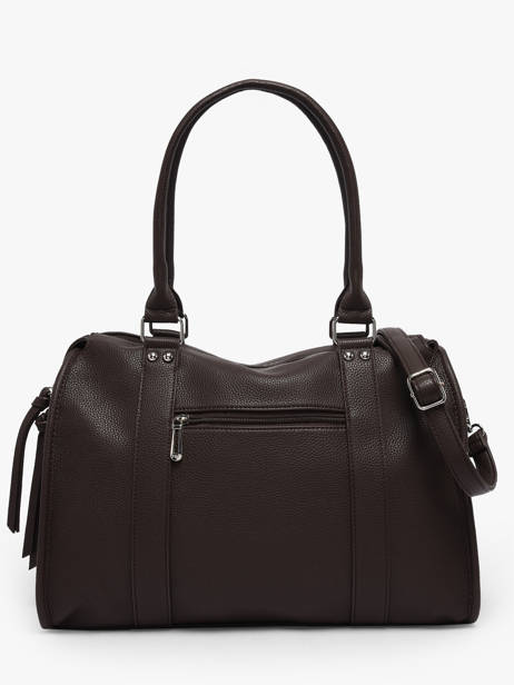 A4 Size Shoulder Bag Grained Miniprix Brown grained F8533 other view 2