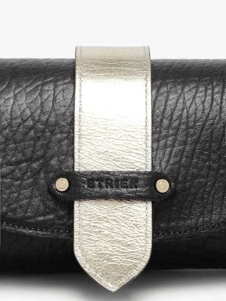 Shoulder Bag S Agnes Leather Etrier Black agnes EAGC205S other view 4