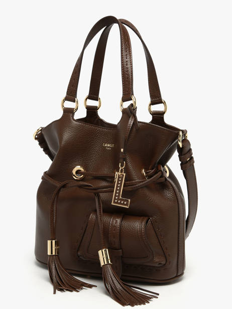 Medium Bucket Bag Premier Flirt Lancel Brown premier flirt A10110 other view 2