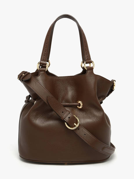 Medium Bucket Bag Premier Flirt Lancel Brown premier flirt A10110 other view 4
