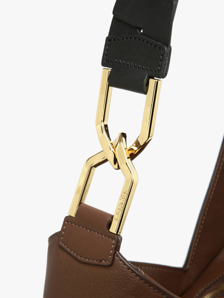 Shoulder Bag Pagode Leather Lancel Brown pagode A12510 other view 2